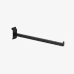 Slatwall Black Straight Display Arm/Bracket Square Profile 400mm