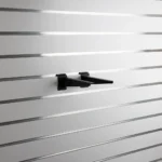Slatwall Black Adjustable Bracket Pair 200mm