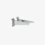 Slatwall Chrome Adjustable Bracket Pair 200mm