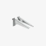 Slatwall Chrome Adjustable Bracket Pair 200mm