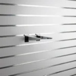 Slatwall Chrome Adjustable Bracket Pair 200mm