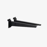 Slatwall Black Adjustable Bracket Pair 300mm