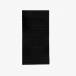 Black Matte Portrait Vertical Slatwall with Black Aluminium Inserts