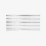 White Matte Landscape – Horizontal Slatwall