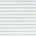 White Matte Landscape Horizontal Slatwall with White Aluminium Inserts