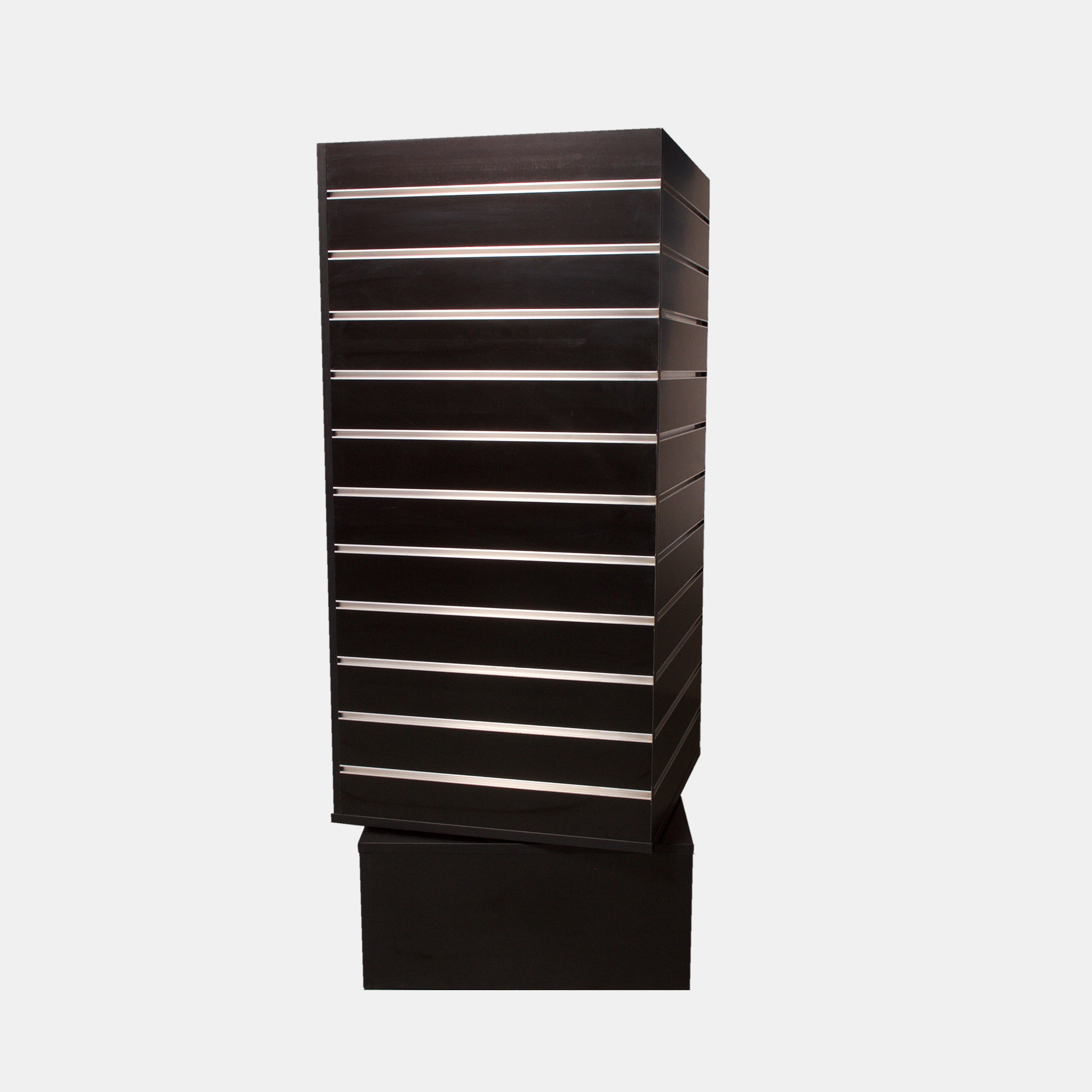 Slatwall Spinning Black Gondola-1500mm high