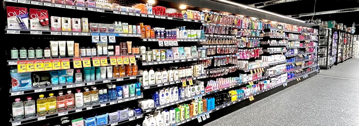 Supermarket Shelving Display
