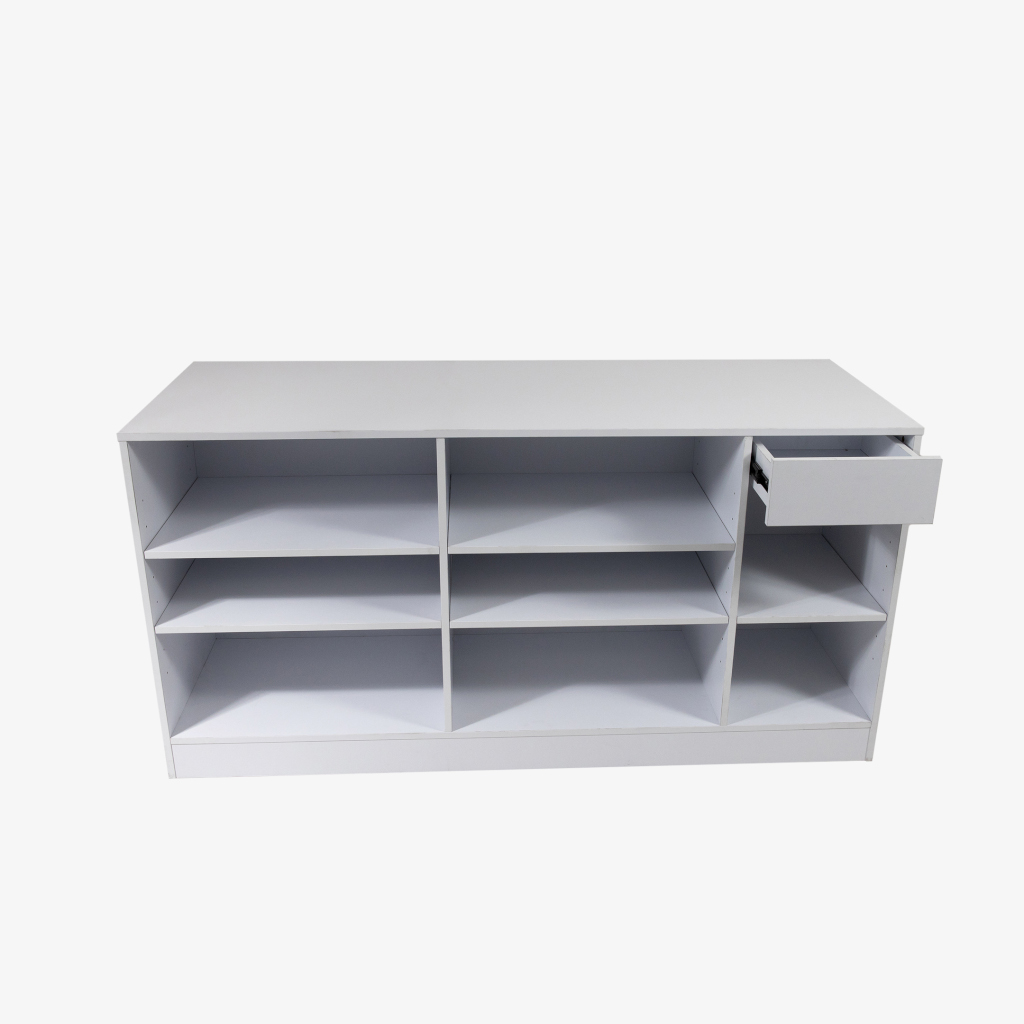 White Retail Counter, 1800mm