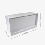 White Retail Counter, 1800mm