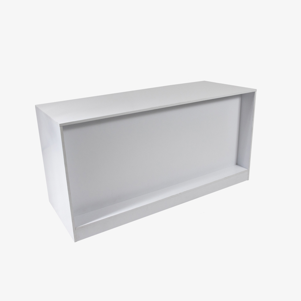 White Retail Counter, 1800mm