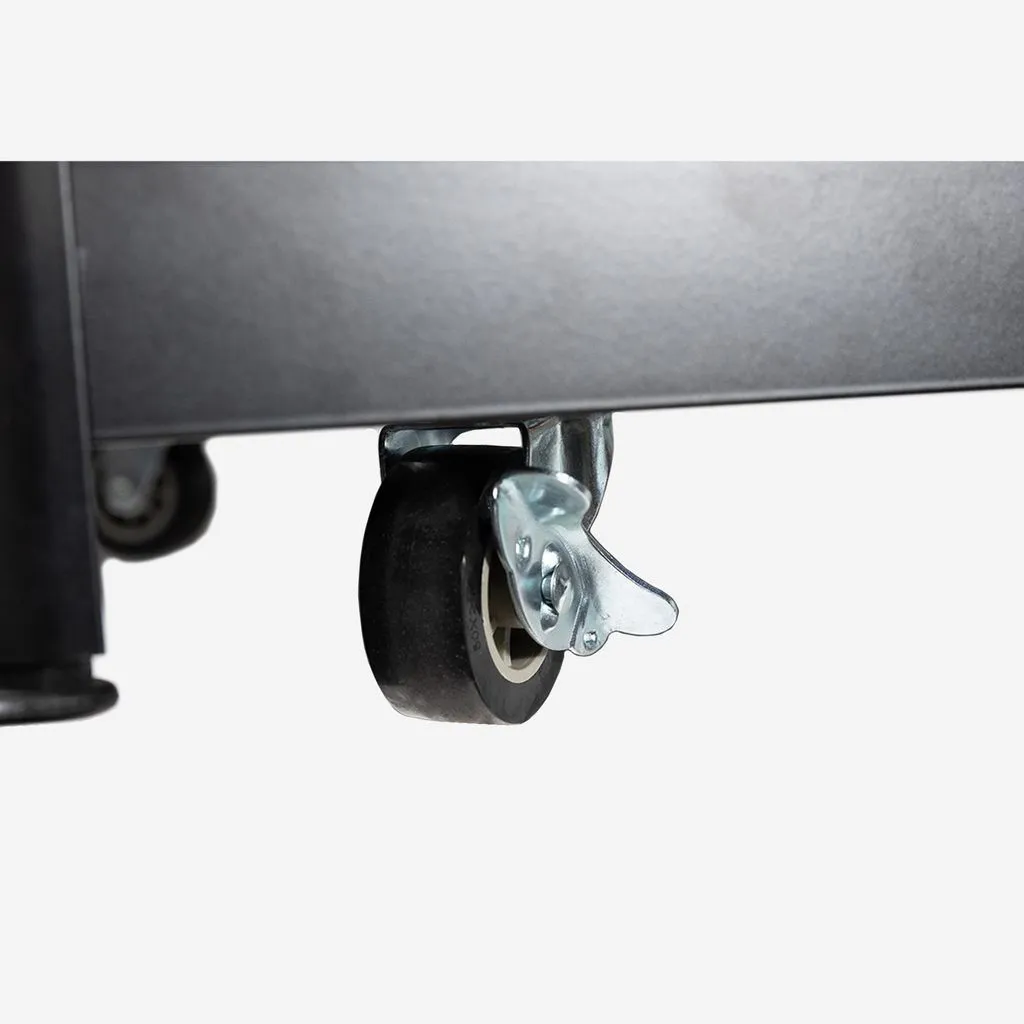 Dimmable Black Glass Display Retail Counter 900mm