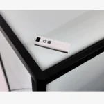 Dimmable Black Glass Display Retail Counter 900mm