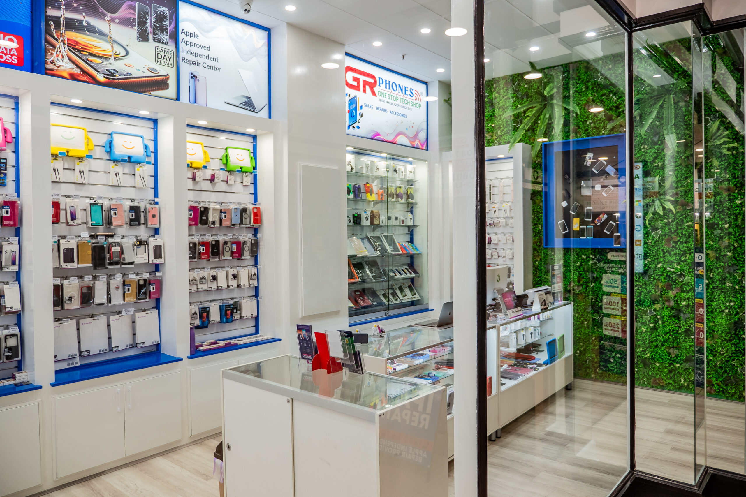 our products on retail phone store