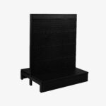 Black Double Sided Volcano Pegboard Gondola Shelving - 1200mm Wide Modules