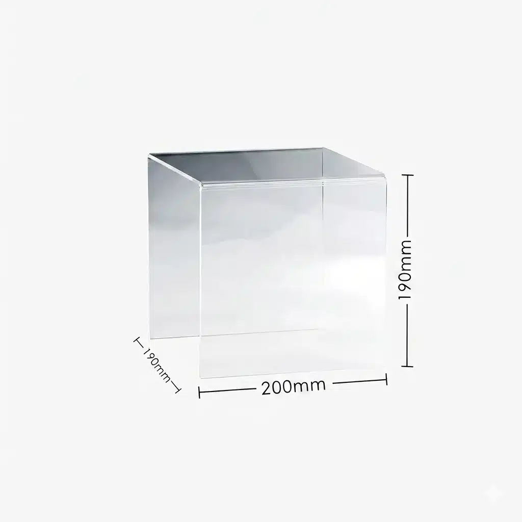 Acrylic Riser – 200mm x 190mm x 190mm