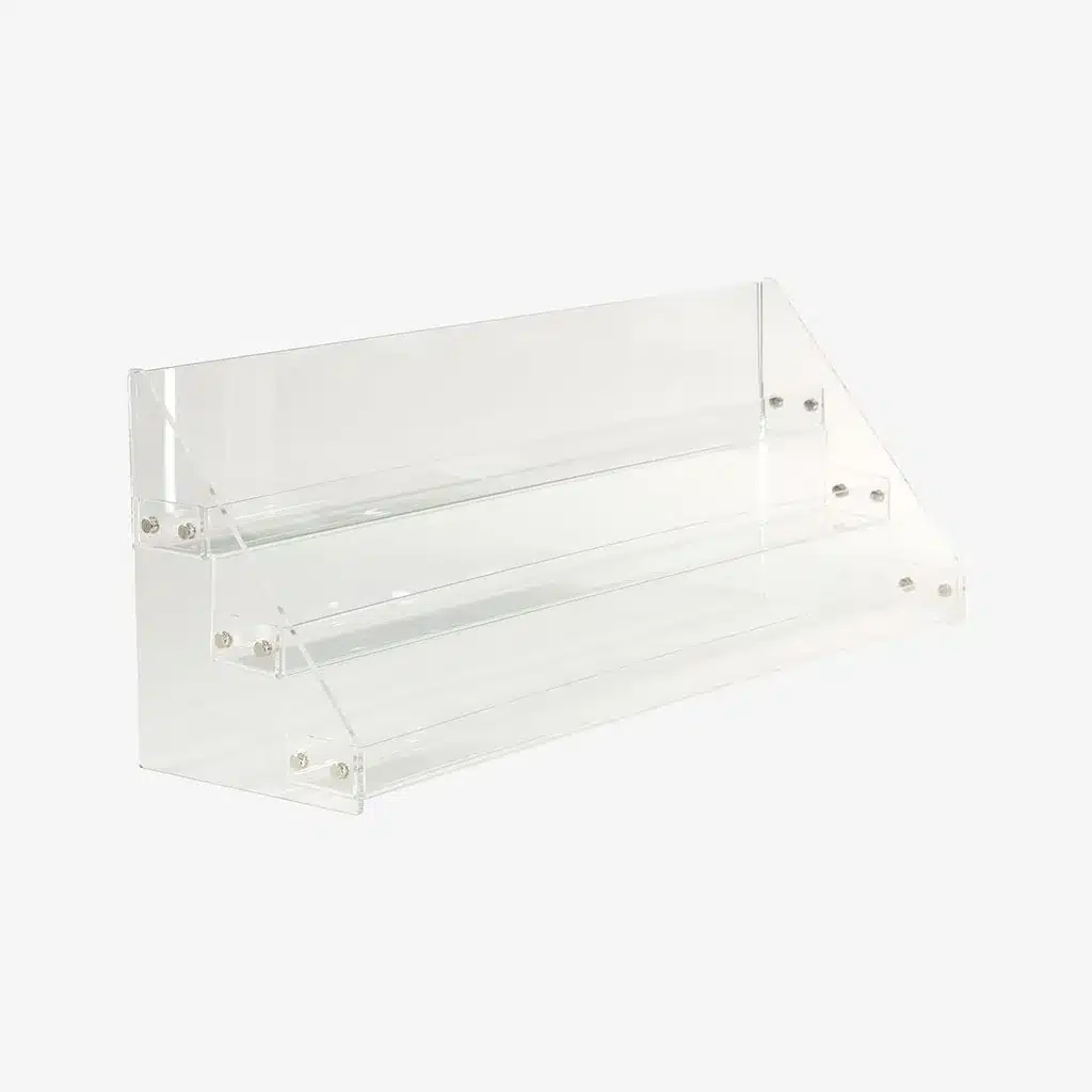 3 Tier Clear Acrylic Counter Display Stand – 610mm