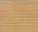 Beach Matte Landscape Horizontal Slatwall with White Aluminium Inserts