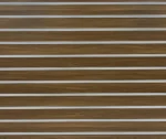Dark Walnut Matte Landscape Horizontal Slatwall with White Aluminium Inserts
