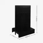 Black Double Sided Volcano Pegboard Gondola Shelving – 900mm wide Modules