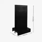 Black Double Sided Volcano Pegboard Gondola Shelving – 900mm wide Modules