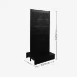 Black Double Sided Volcano Pegboard Gondola Shelving – 900mm wide Modules