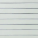 Light Grey Matte Landscape Horizontal Slatwall with White Aluminium Inserts