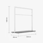 Clothes Rail Bar for 1200mm Wide Modules