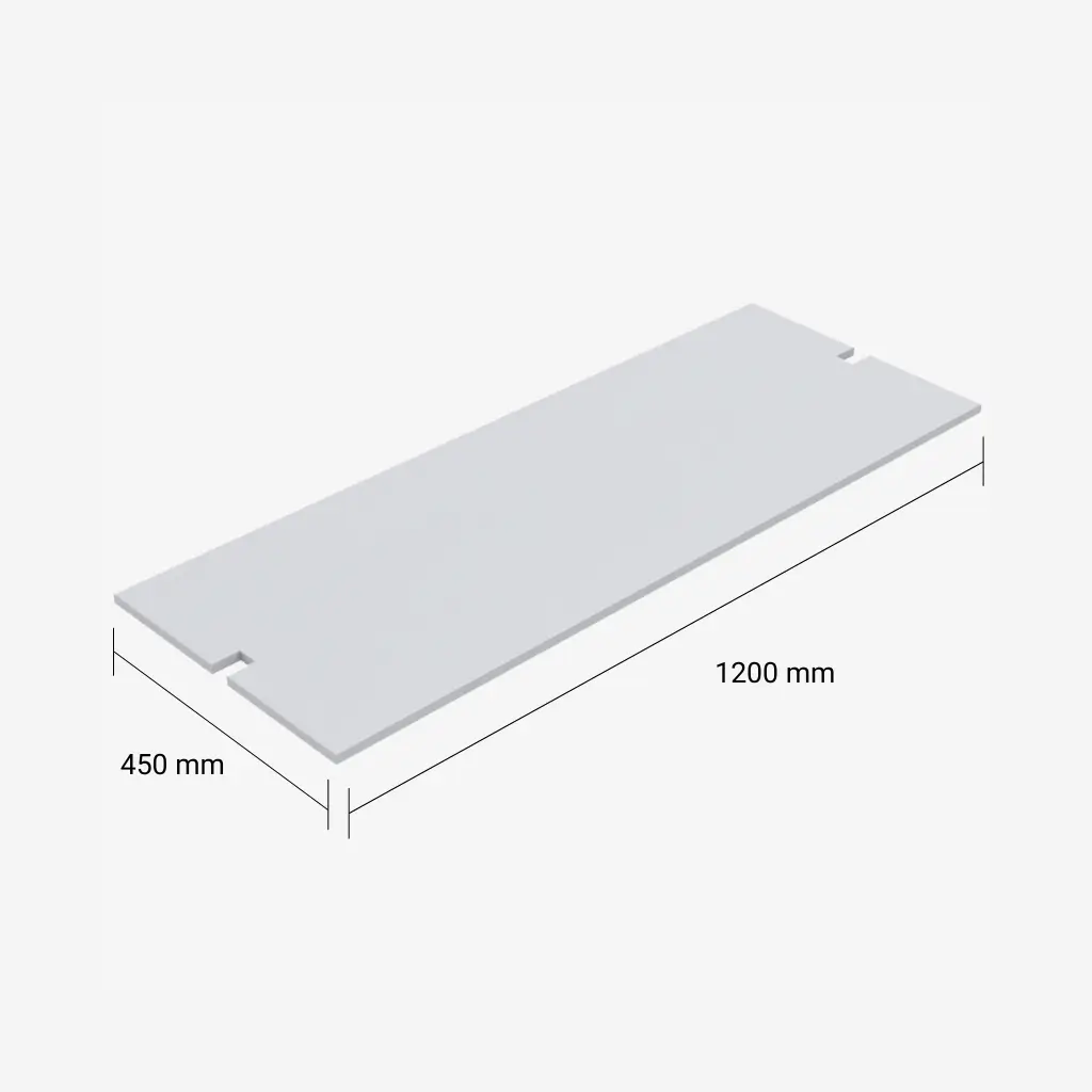 Base Shelf for Clothing Racks – 1200mm Wide